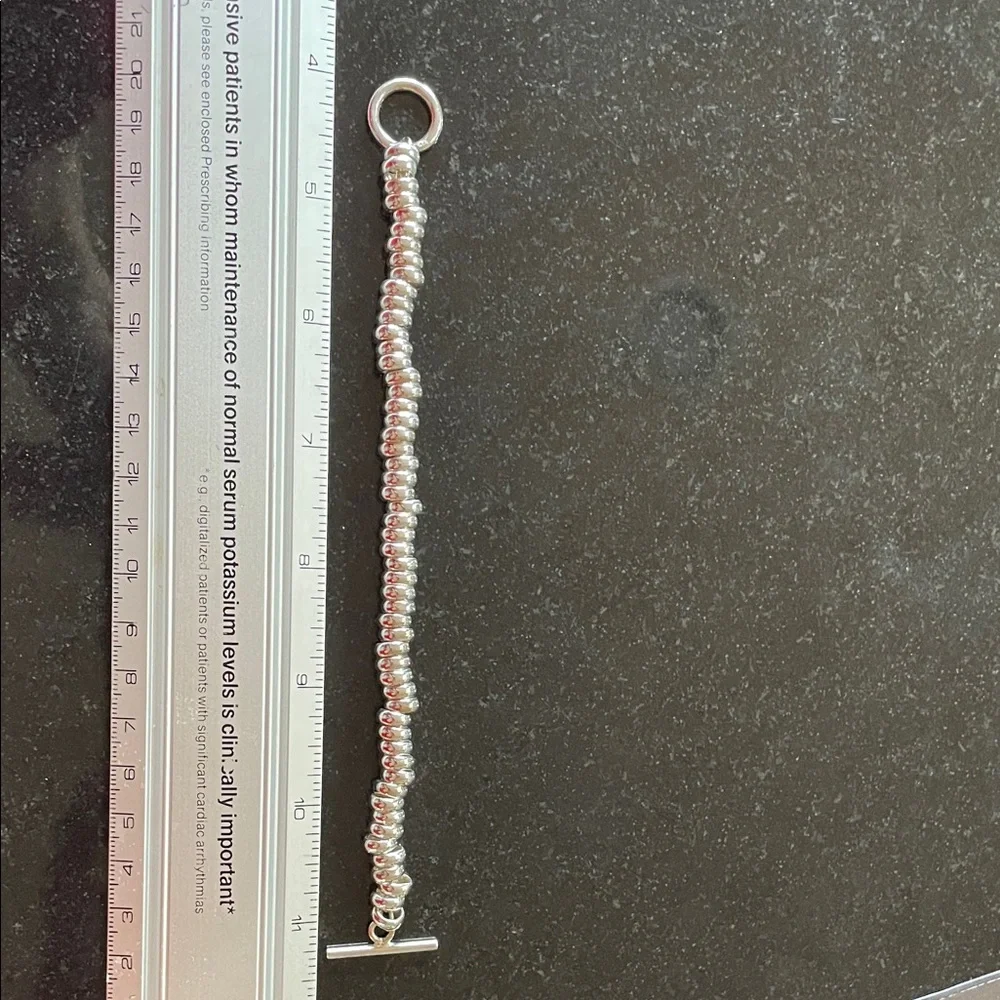 “Cheerios” Sterling Silver Bracelet - Original Price (I have receipt) was 195.00 - Picture 3 of 8
